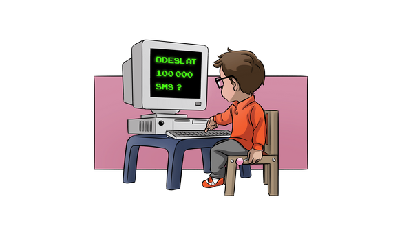 Vláďa Švagr – „Normálně, trochu se nám zbláznil mailový server a poslali jsme na mobilního operátora Paegas najednou 100 tisíc SMSek a oni hned volají, že jim to vadí“