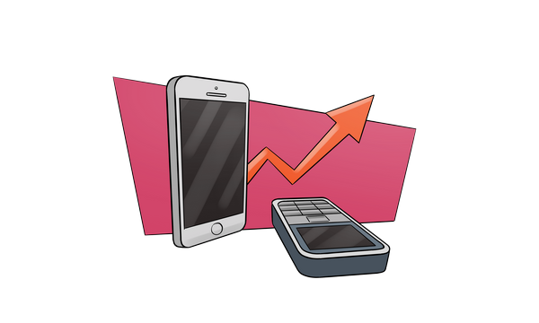 Světové prodeje chytrých telefonů předstihly klasické mobily